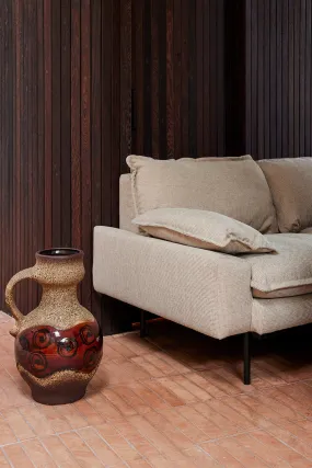 HKliving Wafer Cream Retro Sofa