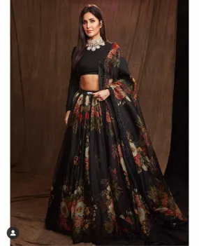 Hot Selling Designer Black Lehenga