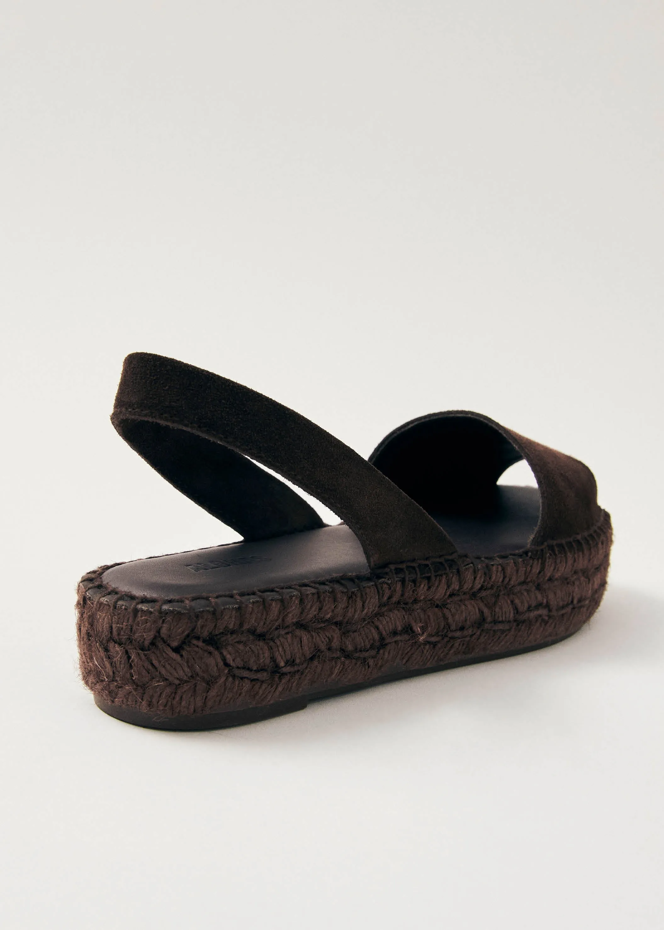 Ibizas Suede Brown Leather Espadrilles