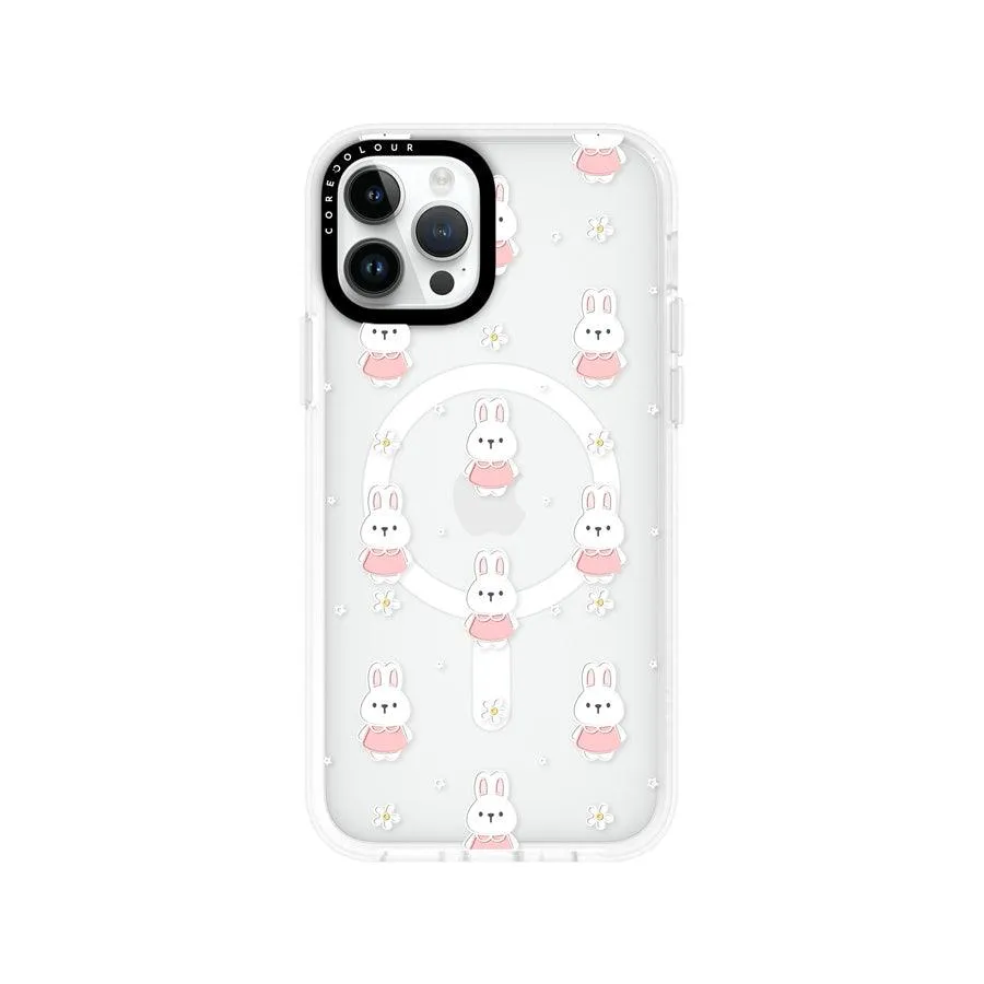 iPhone 12 Pro Rabbit in Pink Phone Case MagSafe Compatible