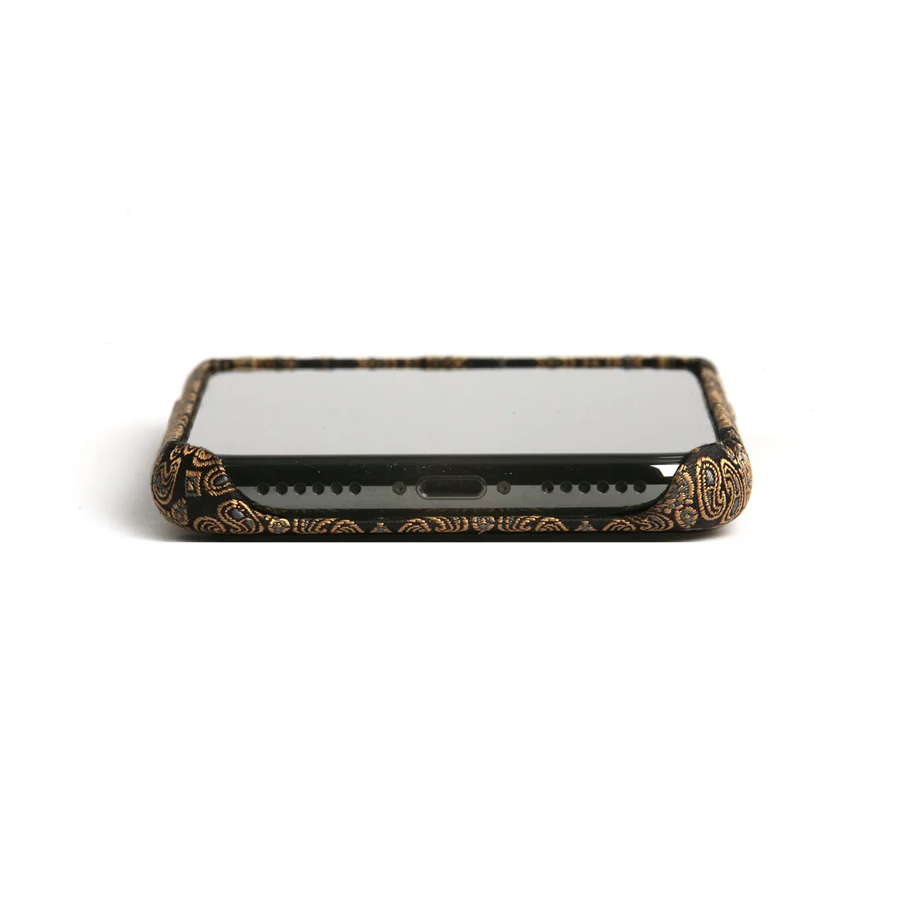 iPhone Xs Max Case - Venetian Gold Silk