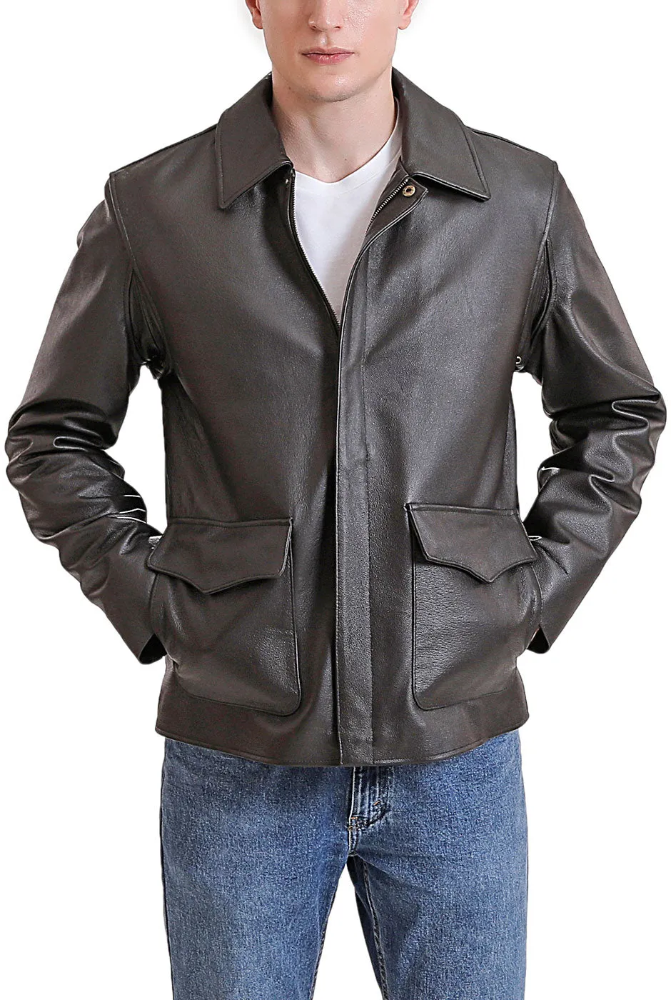 Landing Leathers Men Raider Indy-Style Leather Legend Jacket