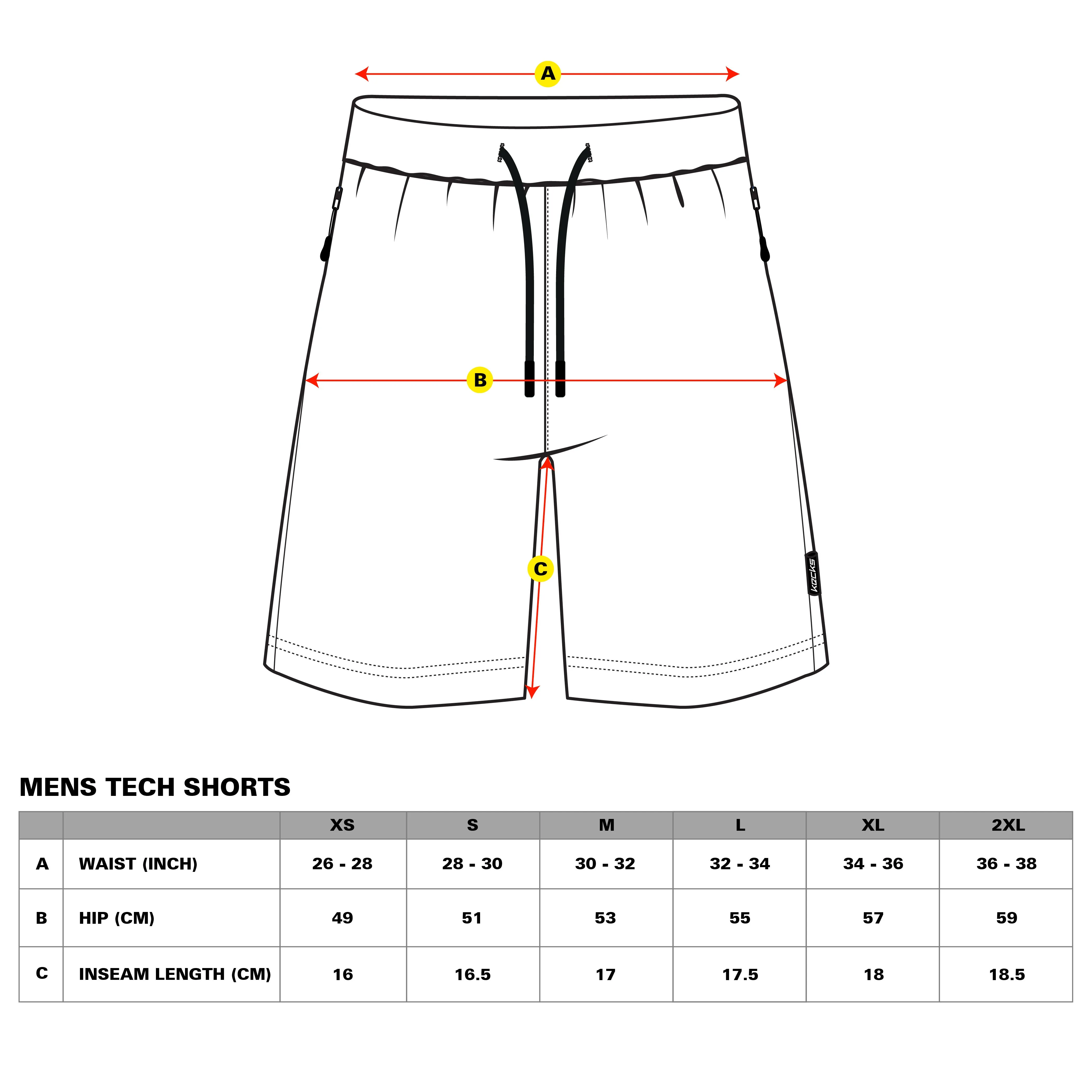 Liquid Mens Tech Short