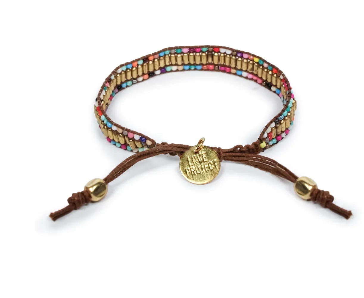 Love is Project Skinny Darjeeling Double Rainbow Bracelet