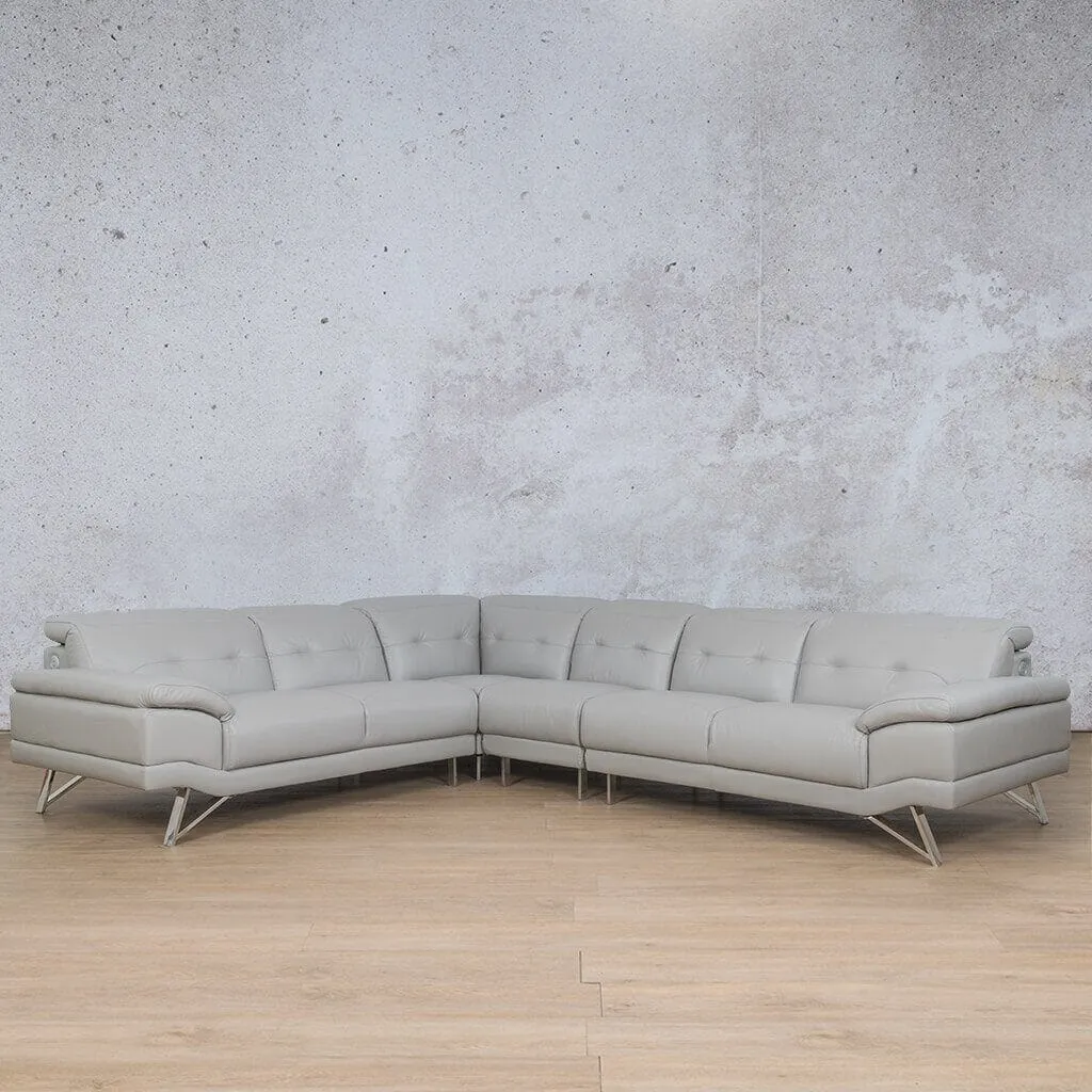 Manila Leather Sectional -Available on Special Order Plan Only