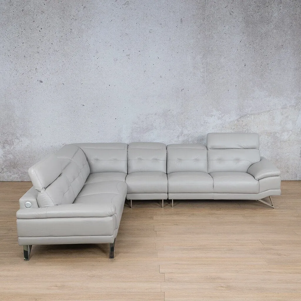 Manila Leather Sectional -Available on Special Order Plan Only