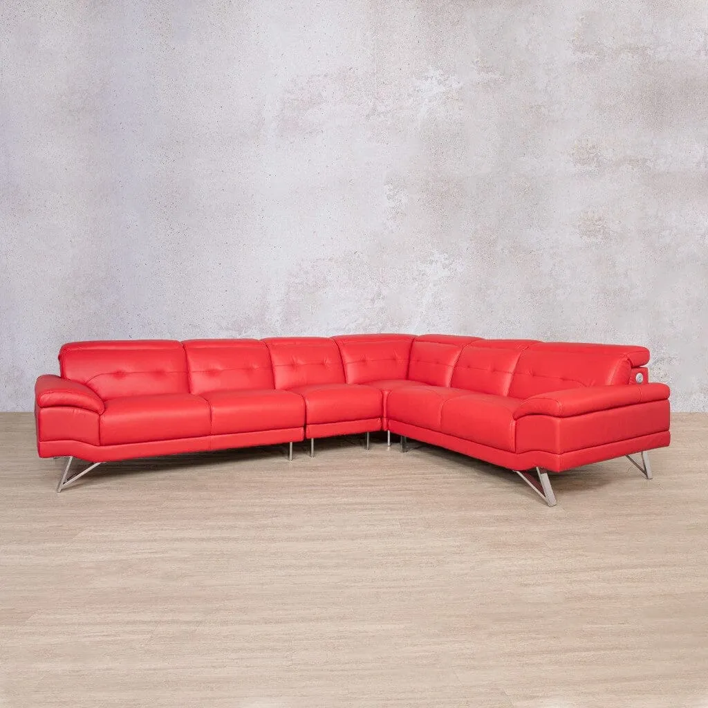 Manila Leather Sectional -Available on Special Order Plan Only