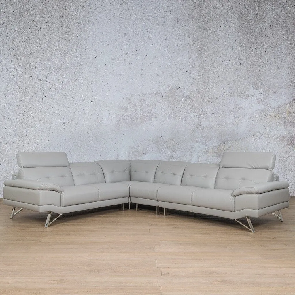 Manila Leather Sectional -Available on Special Order Plan Only