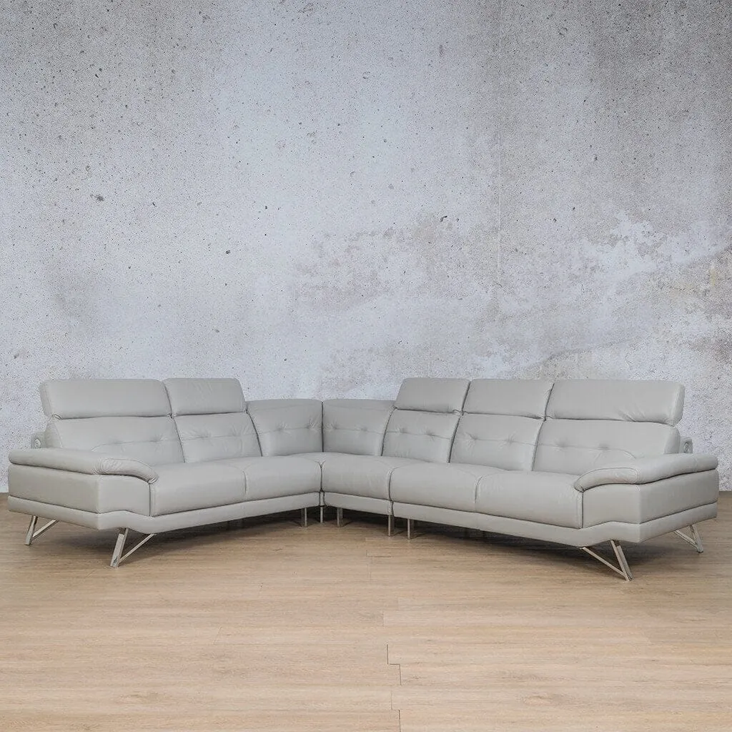 Manila Leather Sectional -Available on Special Order Plan Only