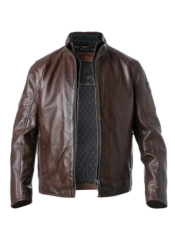 Men's Milestone | Bender Leather Jacket | Dark Brown