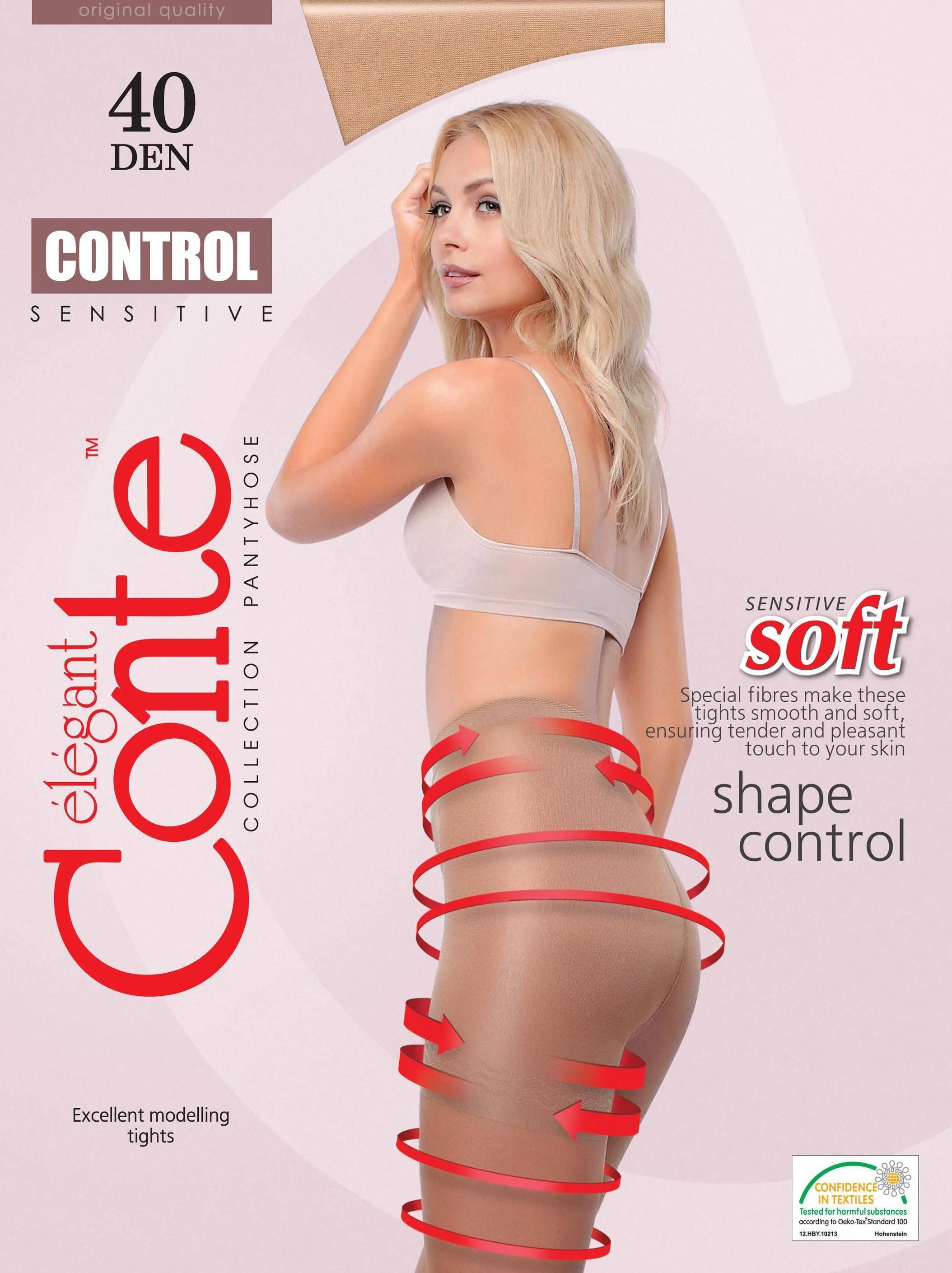 Modellierende Damenstrumpfhose Shape Effekt - CONTE CONTROL