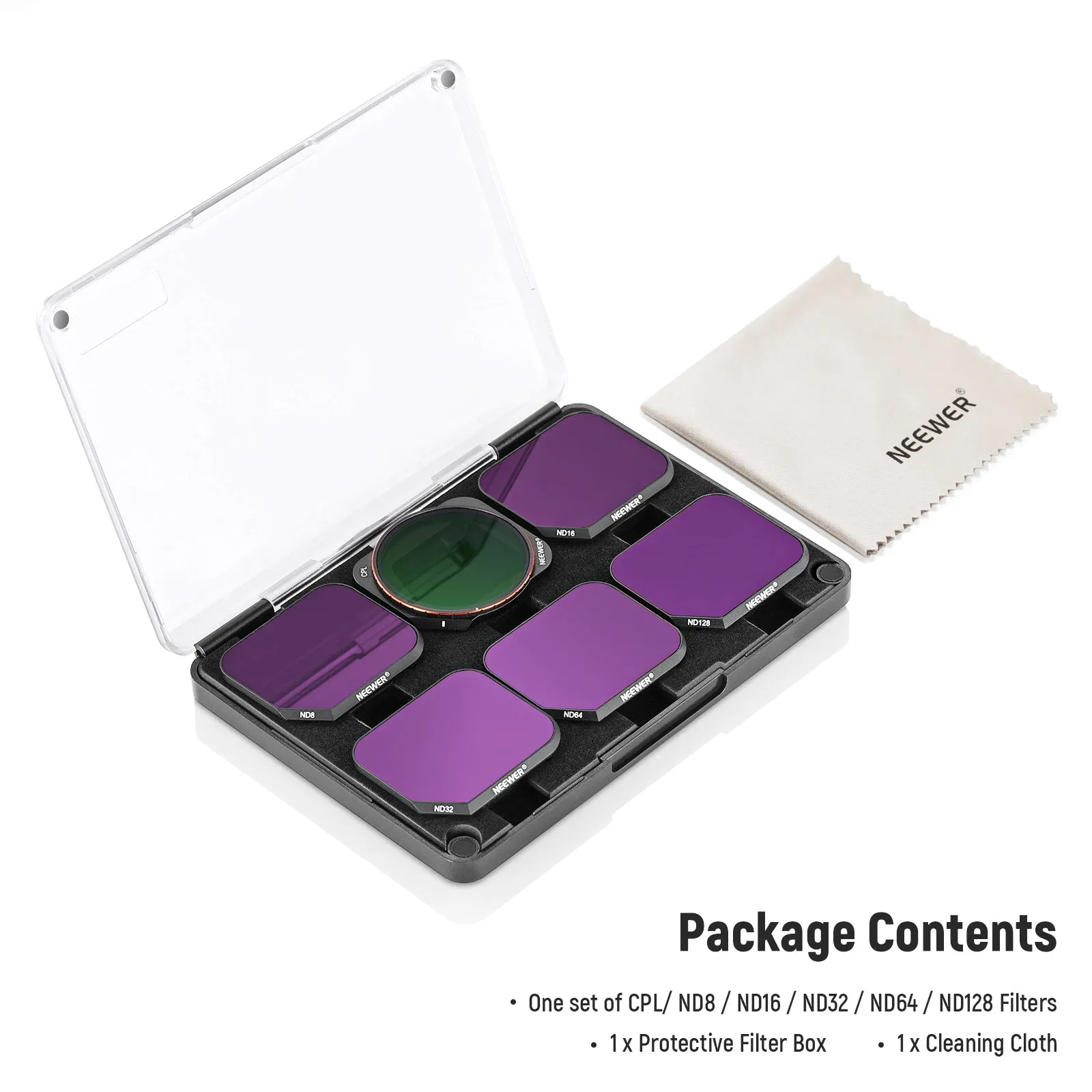 NEEWER 6 Pack ND/CPL Filter Set for DJI Mavic 3 Classic