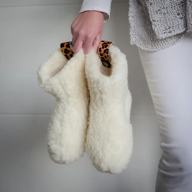 NEW | Igloo Slippers | Cream | Wool Lining