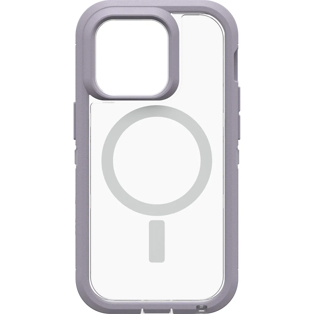 Otterbox Defender XT Clear MagSafe Case - For iPhone 14 Pro (6.1") - Lavender Sky