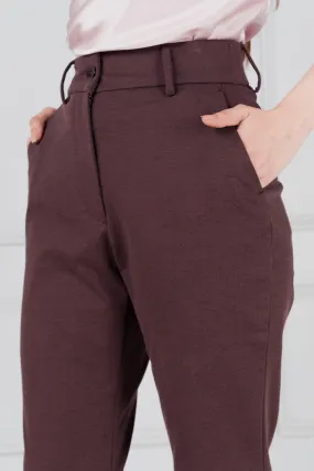 Plum Wine Power-Stretch Pants