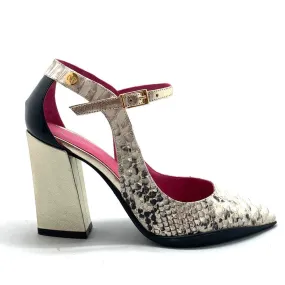 Pointure-gold Platinum-High heel shoe