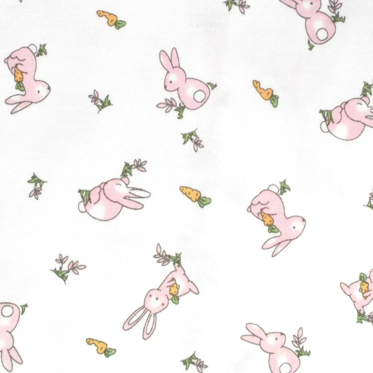 Rabbits Printed Footie | Baby Girl