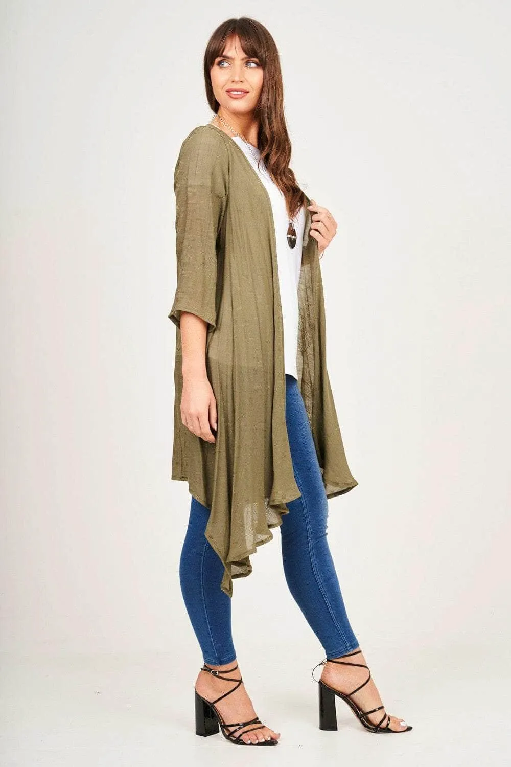 Saloos Linen Look Waterfall Jacket