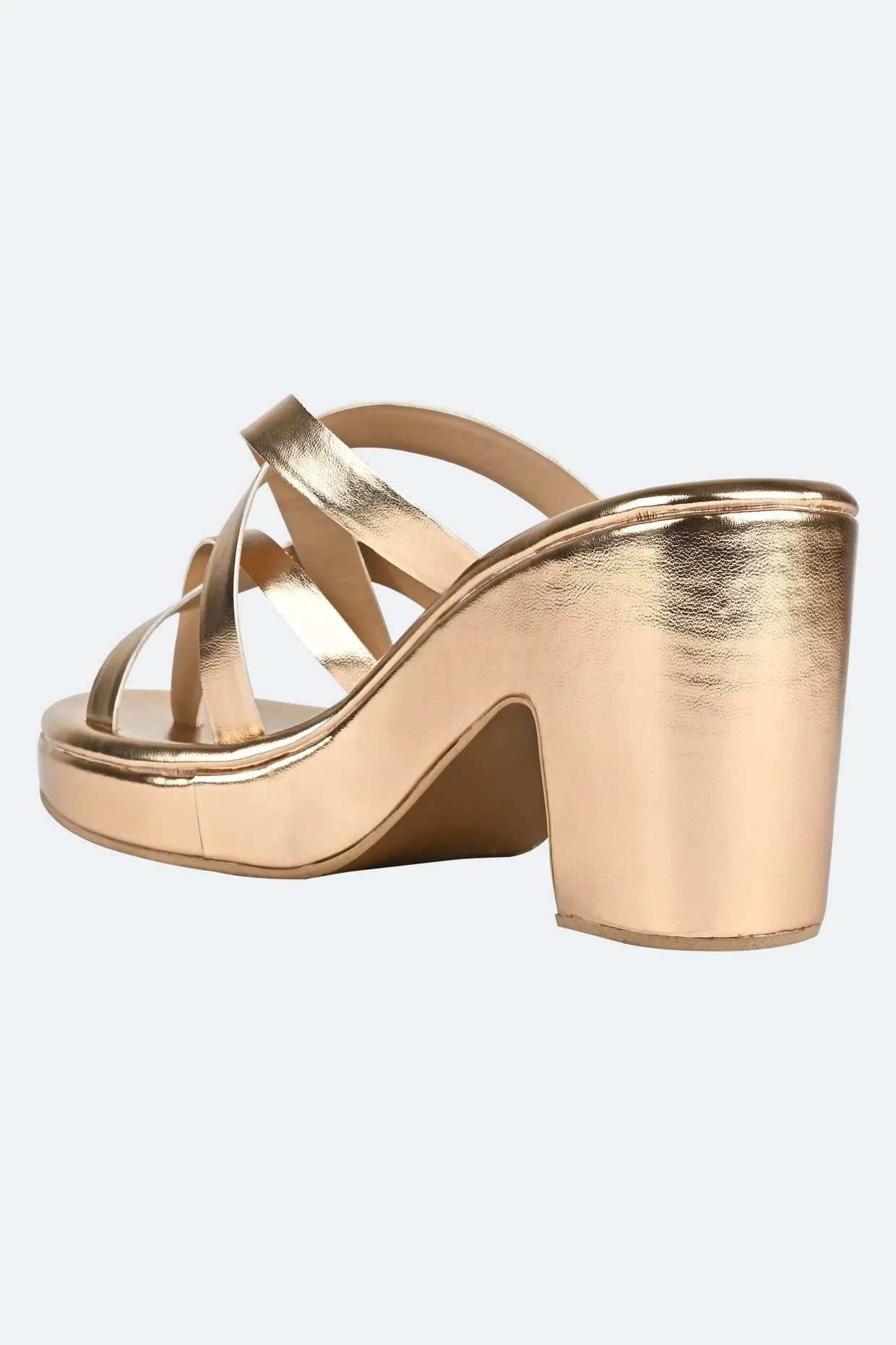 Salvadore Platforms in Gold For Women