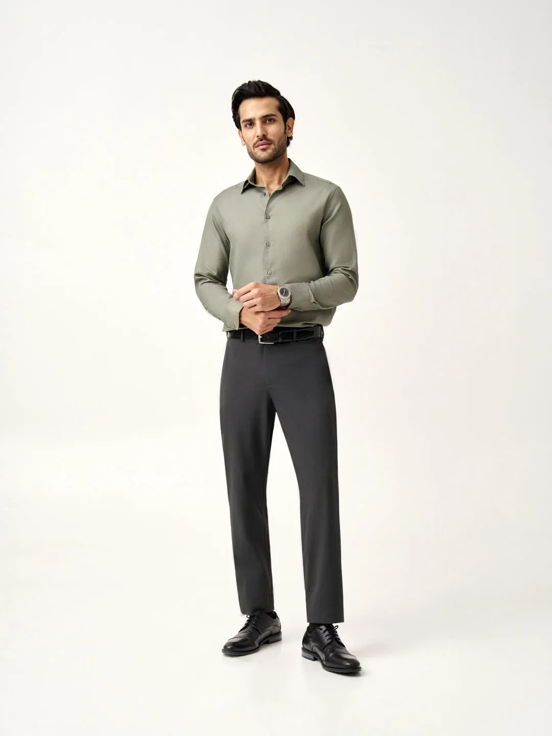 Slate Grey Houndstooth Pants