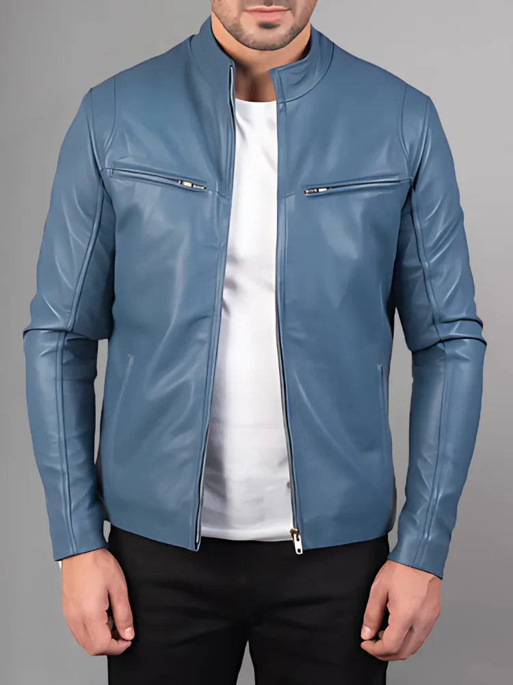 STRIVEN MENS LEATHER JACKET