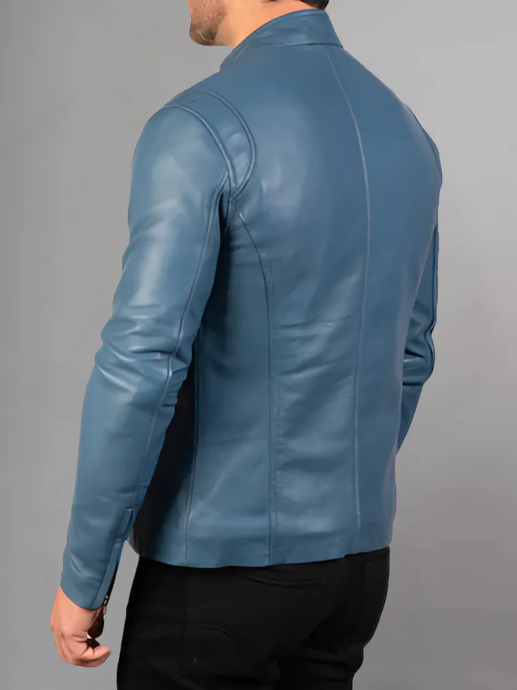 STRIVEN MENS LEATHER JACKET