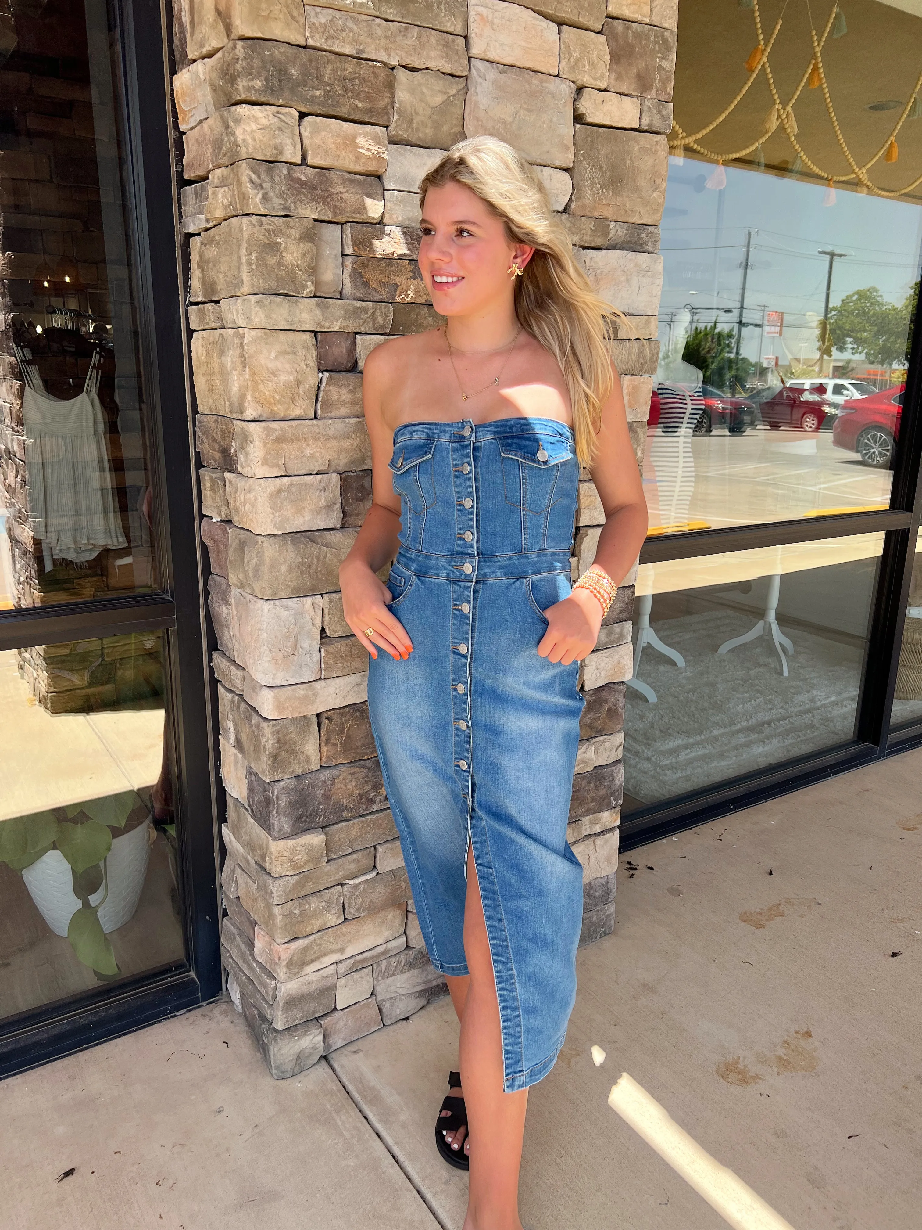 Taste of Italy Denim Maxi