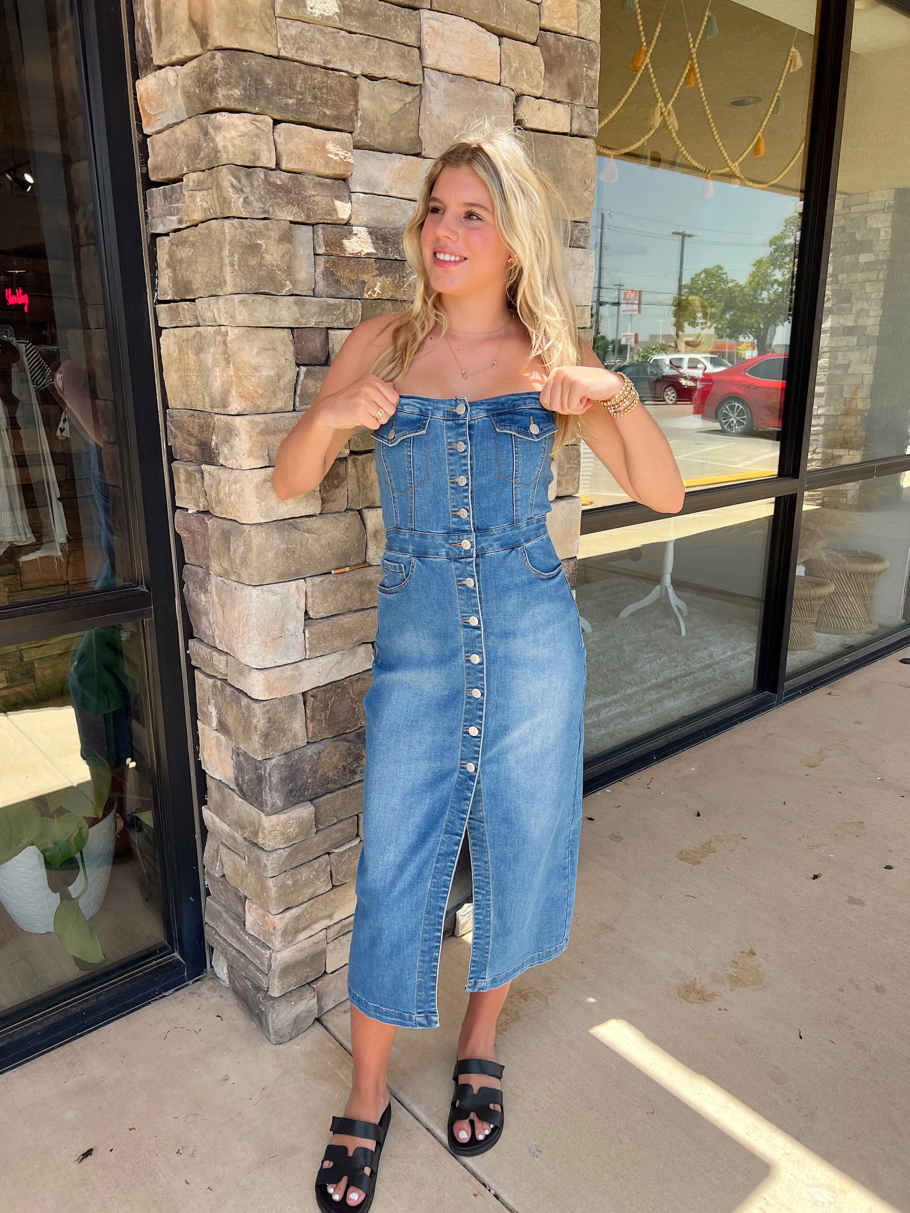 Taste of Italy Denim Maxi