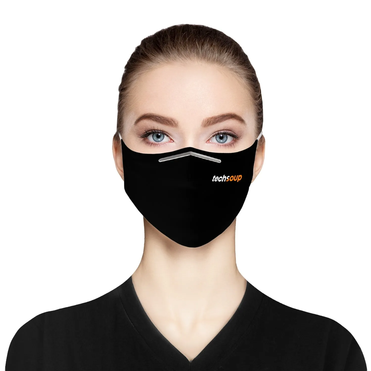 TechSoup Black Cloth Face Mask (with extra filters FREE SHIPPING)