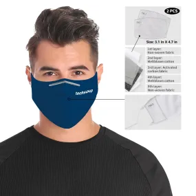 TechSoup Blue Cloth Face Mask (with extra filters FREE SHIPPING)