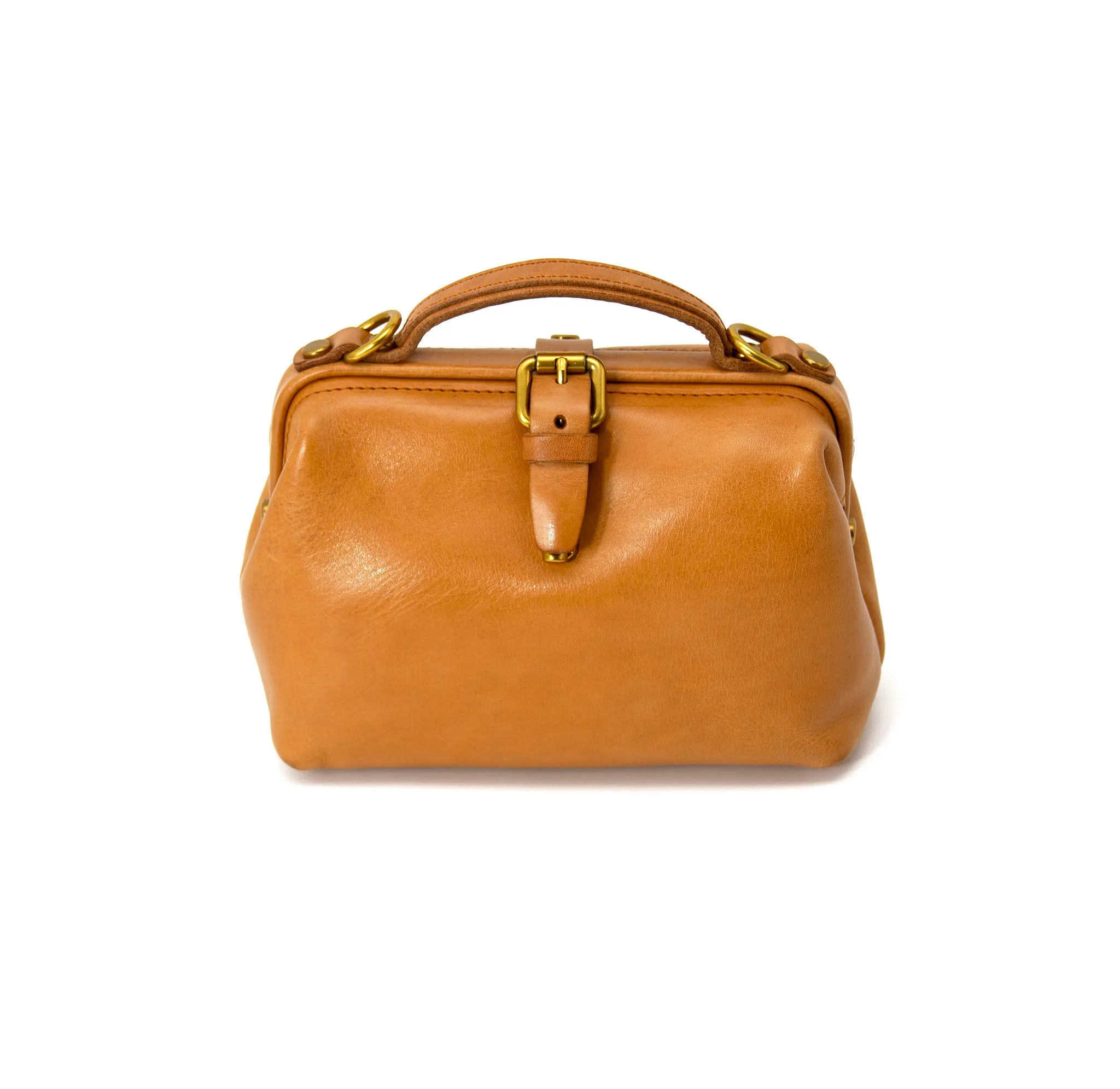 The small supple leather Dulles bag