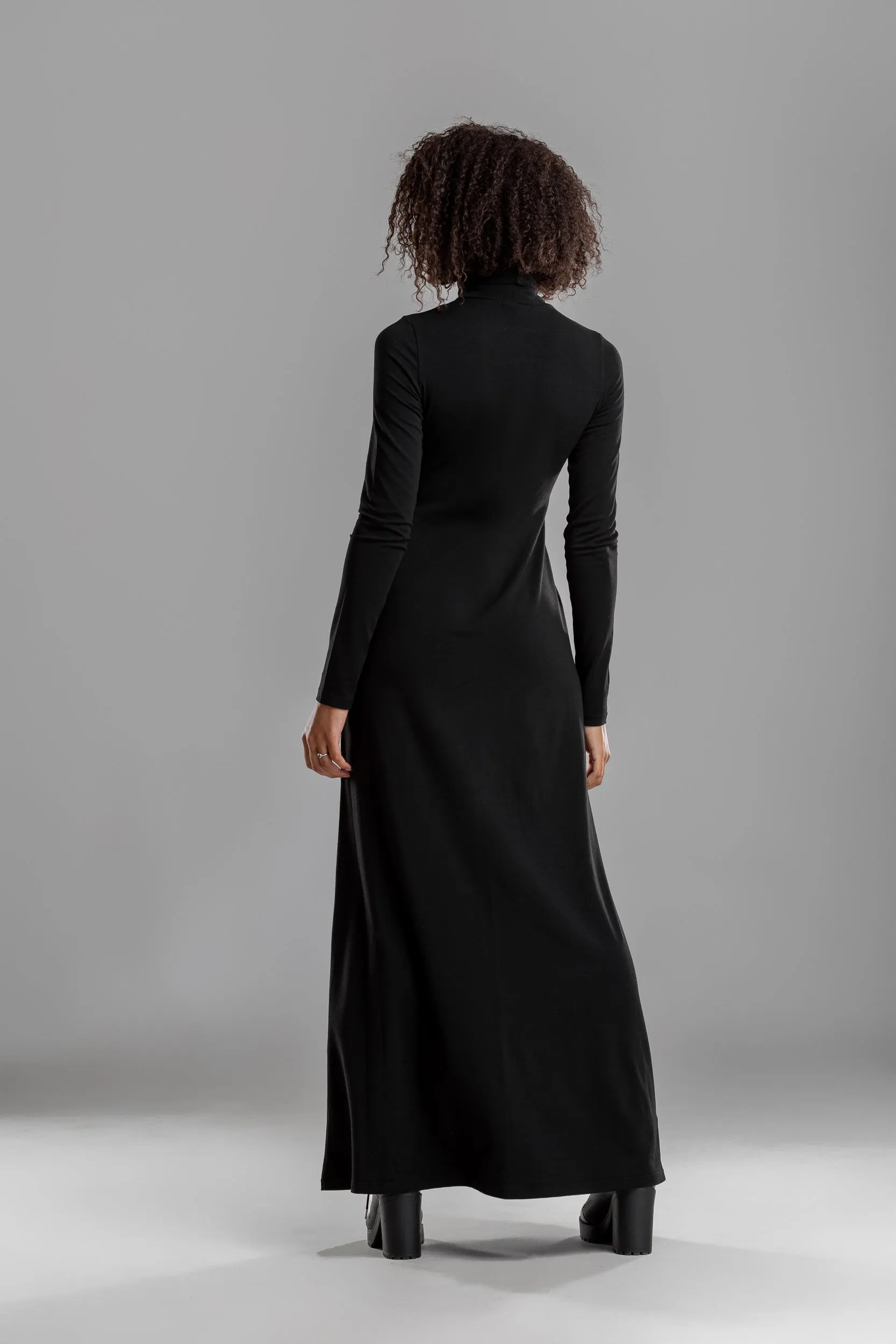 Turtleneck Maxi Dress