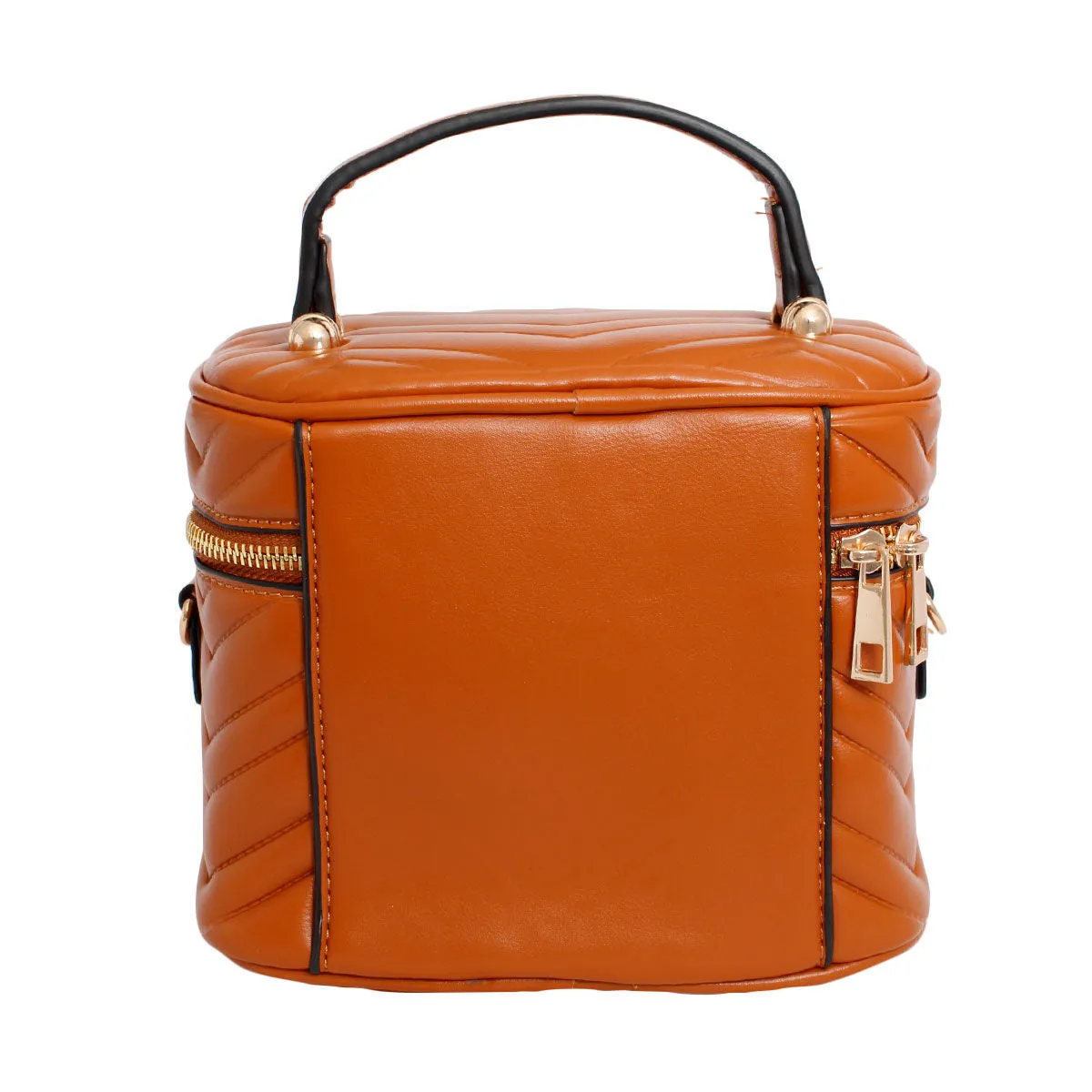 Vanity Case Crossbody Bag - Camel