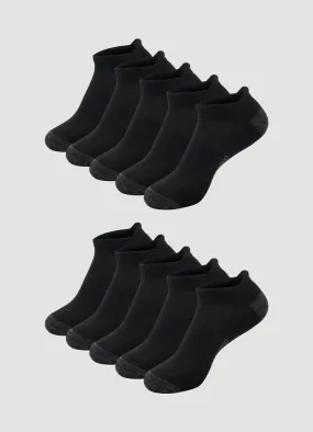 Women's 10-Pack Heel Tab Socks