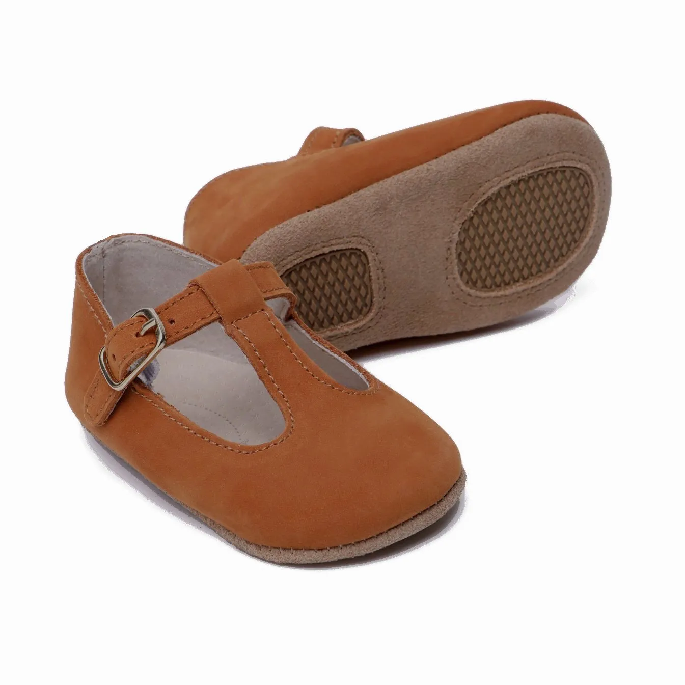 z Baby T-Bar for Toddlers Paris in Tan