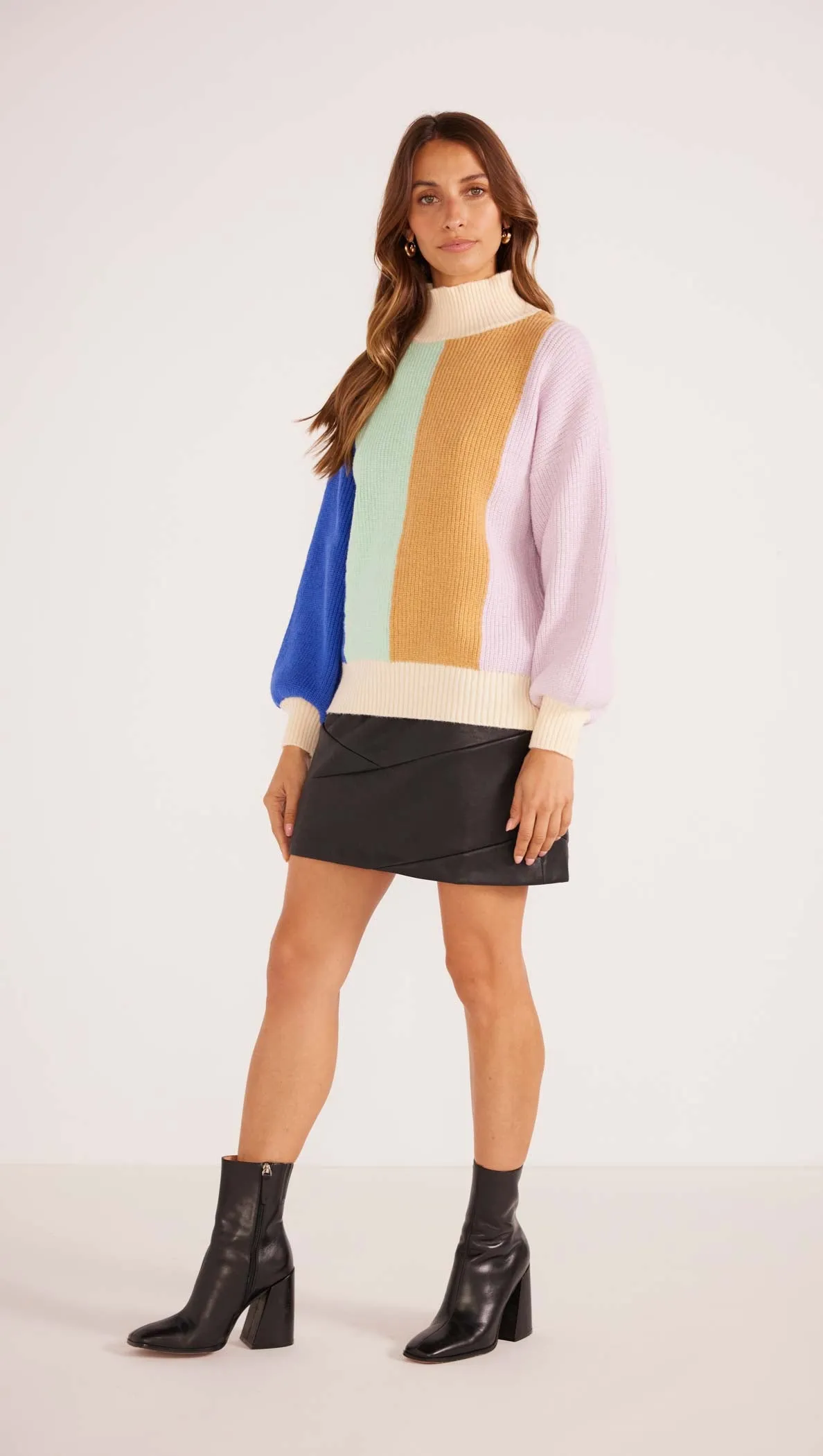 Zia Colour Block Knit Jumper