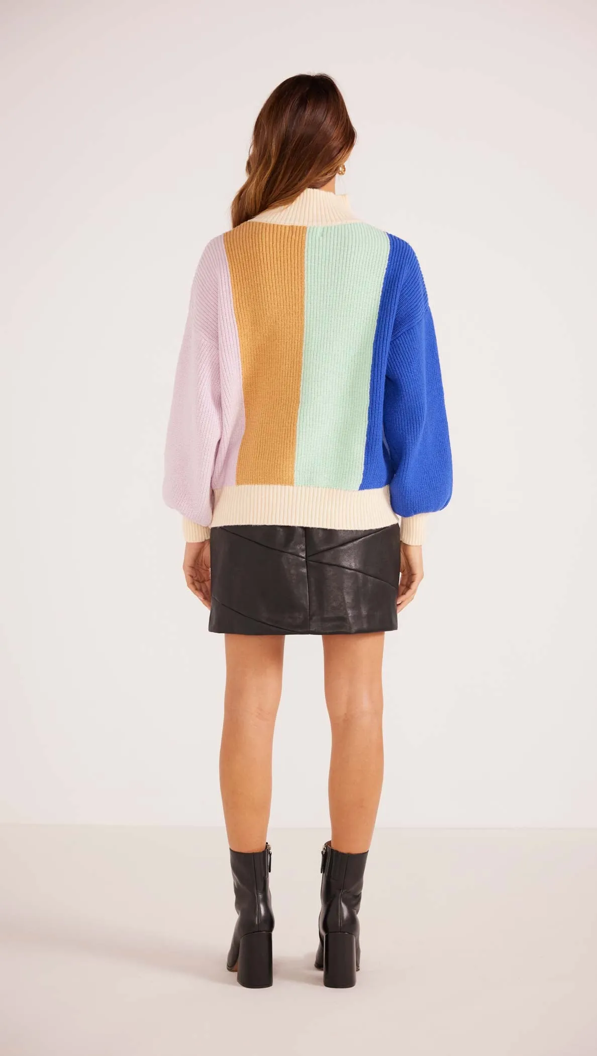 Zia Colour Block Knit Jumper